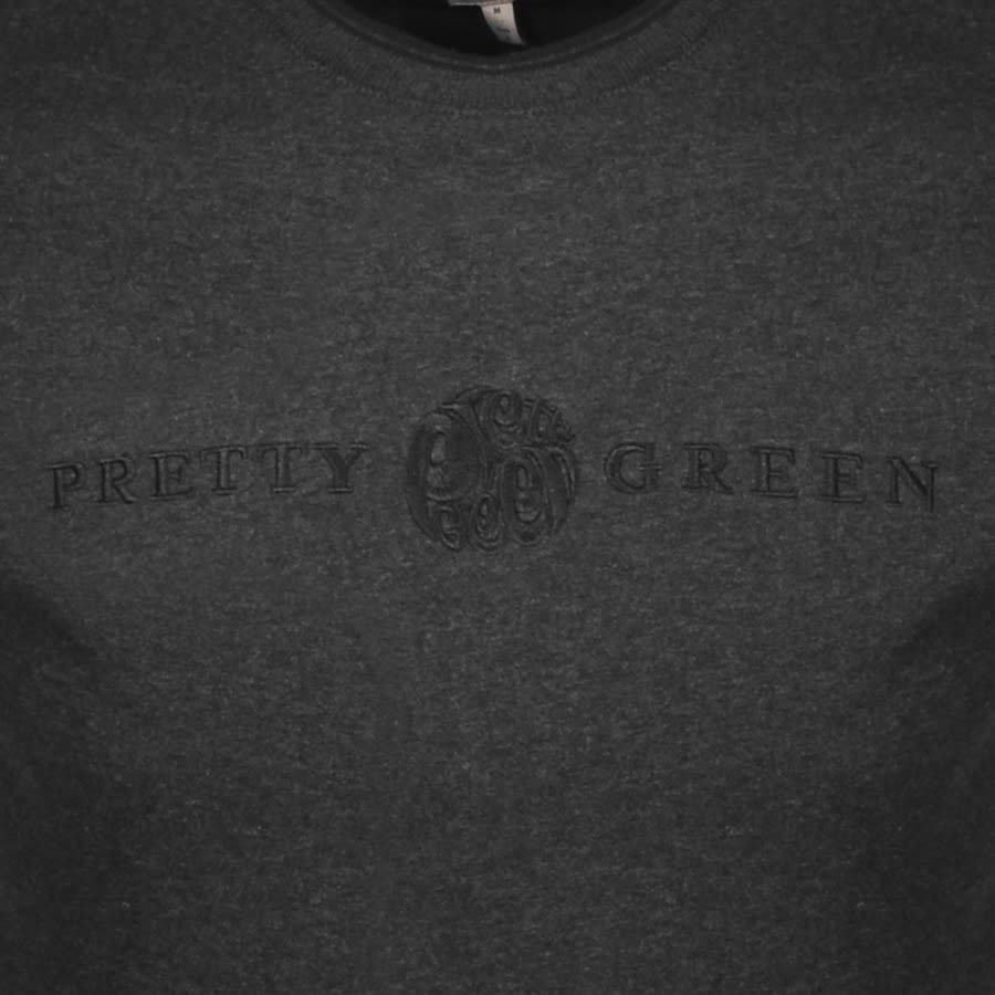 Alternative Image for ProductPretty Green Laylard Tipped Logo T Shirt Grey3